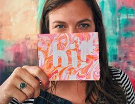 Marbling with Shaving Cream and Food Coloring: 8/2/16