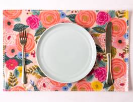 Oilcloth Placemats: 7/4/19