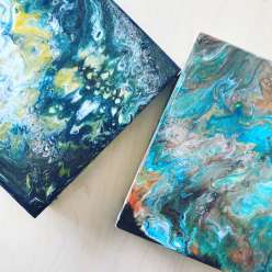 Acrylic Paint Pouring: 5/1/18