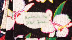 Embroidered Handwritten Label