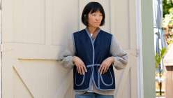 Sew a Denim and Sherpa Vest