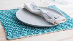 Mosaic Knitting: How to Make Placemats
