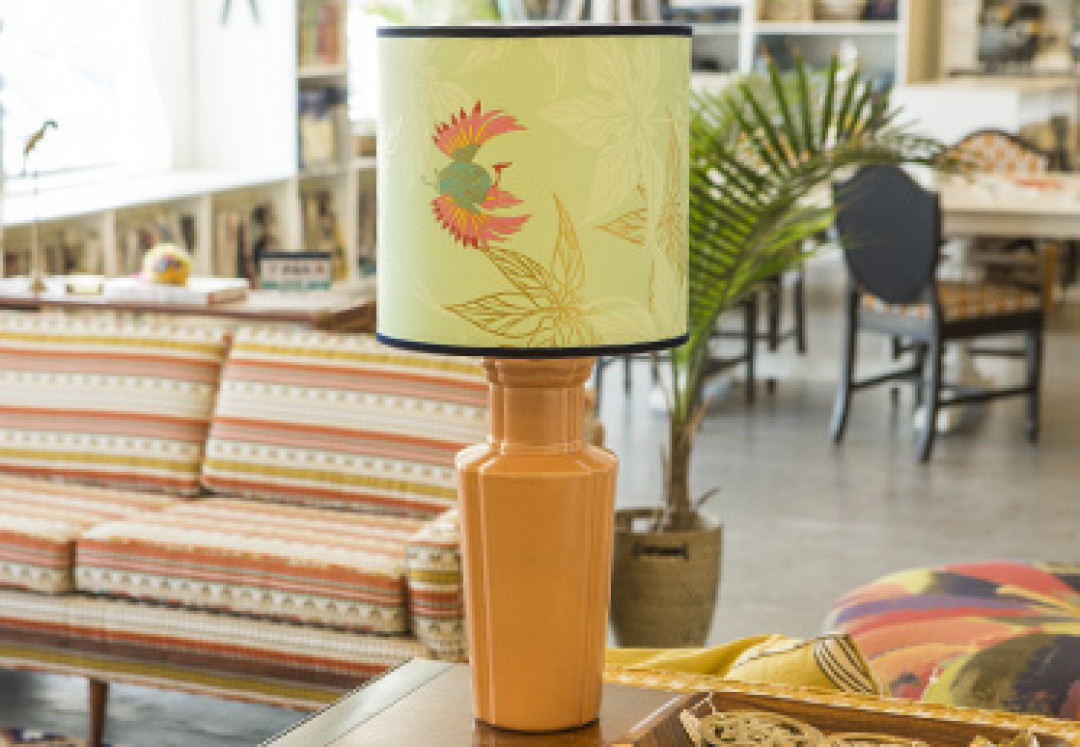 Wallpaper Lampshade by Amanda Brown Creativebug