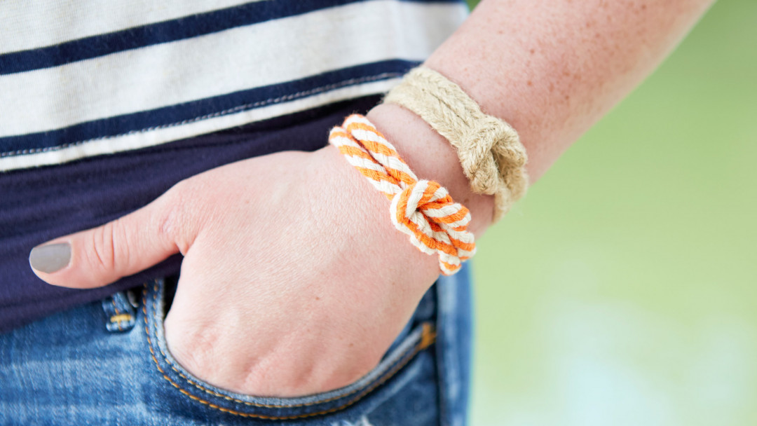 Make a Nautical Rope Bracelet by Liana Allday Creativebug