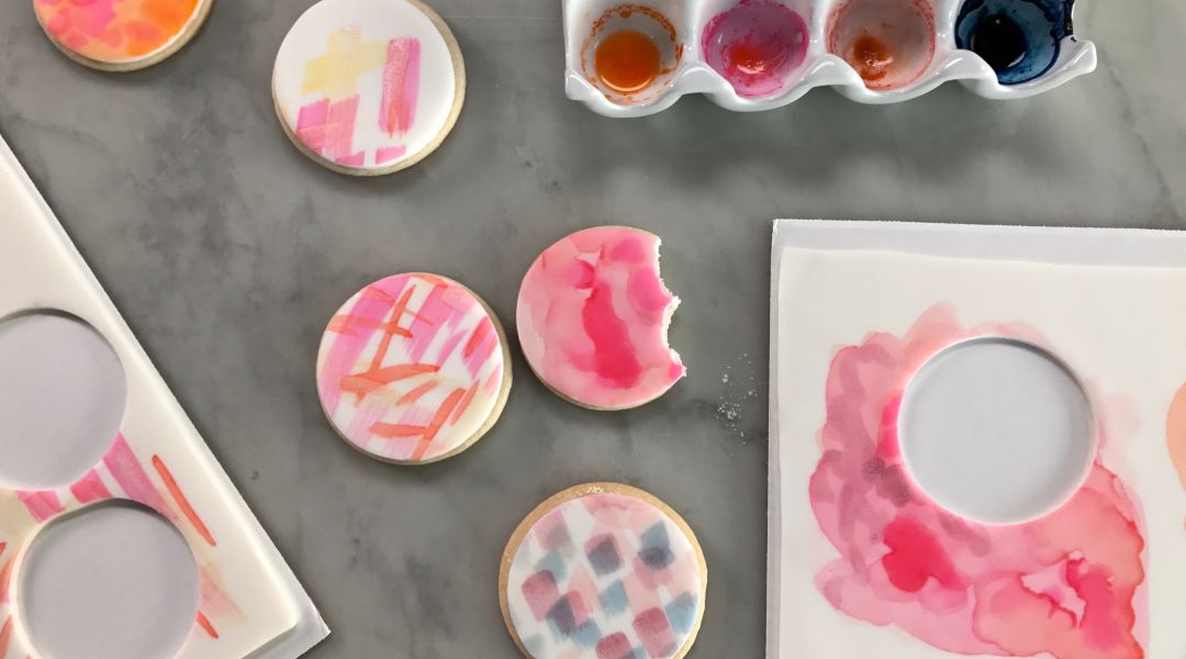 Watercolor Cookies with Wilton: 5/18/17