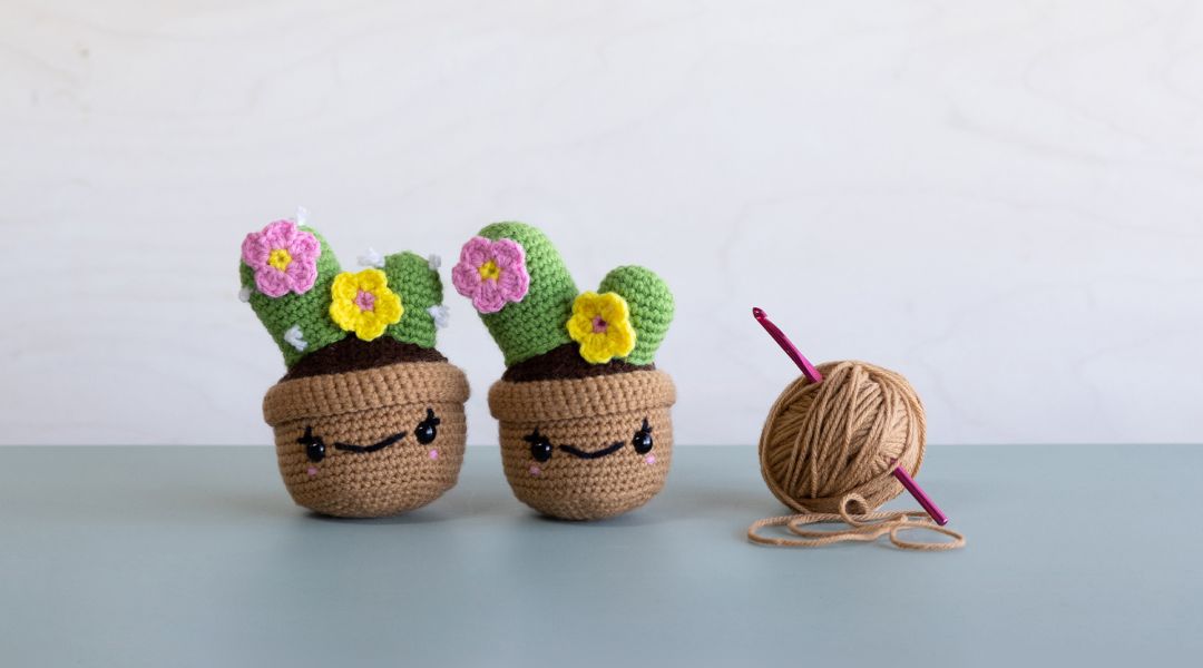 Crochet an Amigurumi Potted Cactus