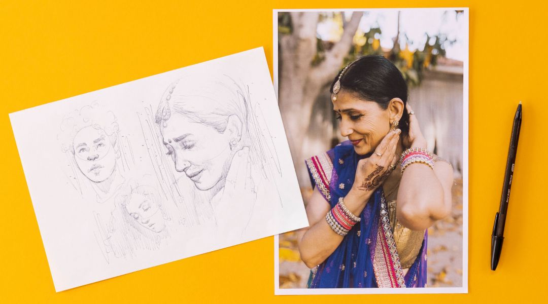 Drawing Portraits in Ballpoint Pen
