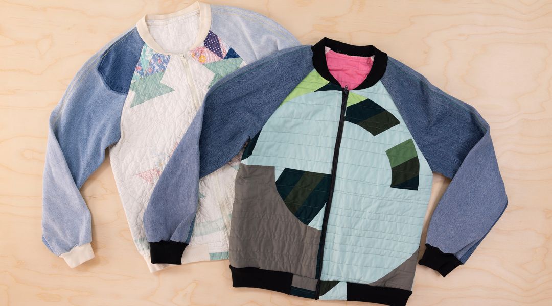 Upcycled Denim: Sew a Bomber Jacket