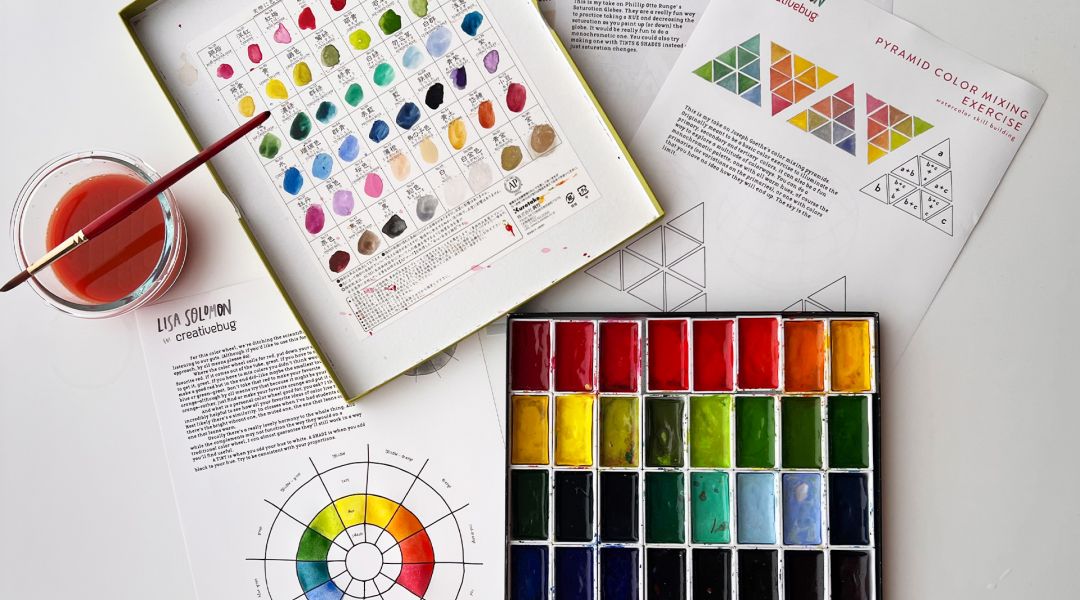 Crafting Together: Exploring Watercolor with Lisa Solomon