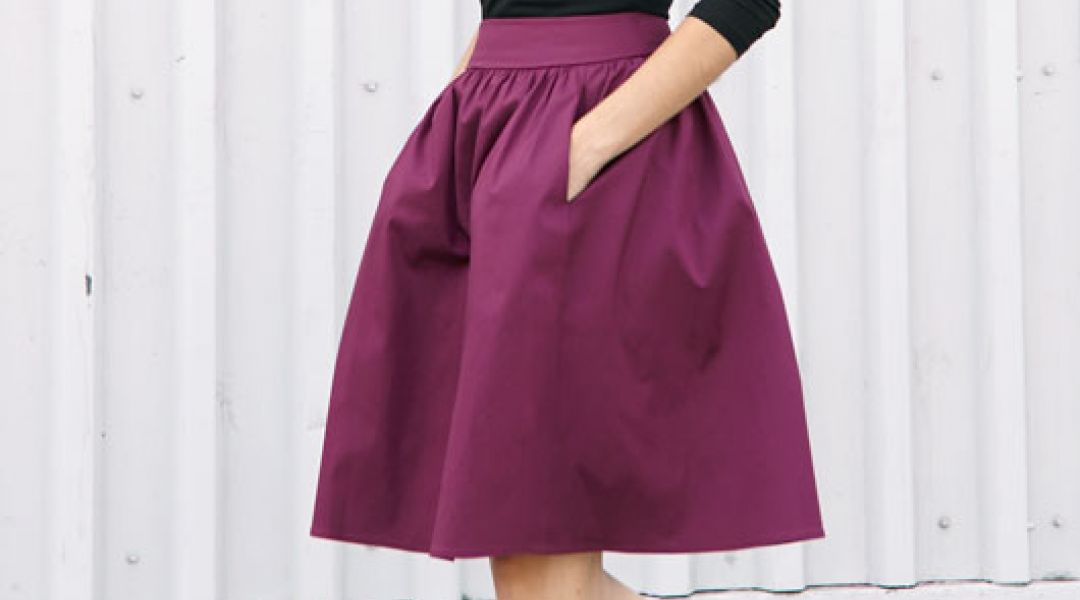 Learn to Sew Clothes: Finishing Your Skirt
