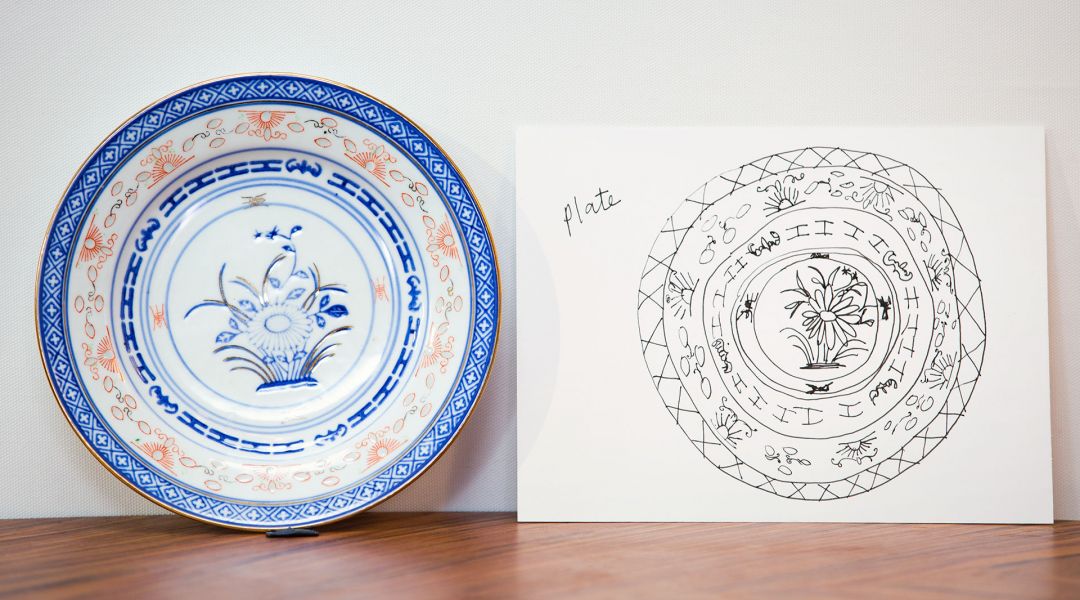 How to Draw a Decorative Plate