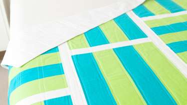 Mod Stripes Quilt Top