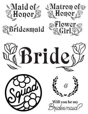 Wedding SVGs