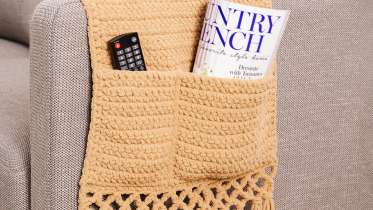 Hide-Away Crochet Sofa Caddy