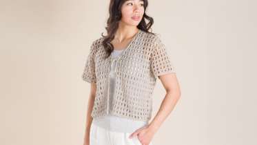 Crochet Mesh Beachside Cardigan