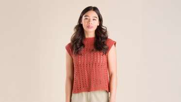 On The Grid Crochet Top