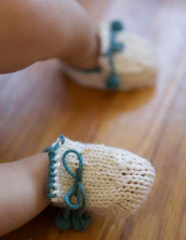 How to Knit Baby Booties