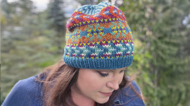 Knit Kaleidoscope Harmony Hat