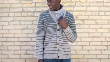 Knit Reverb Stripes Cardigan