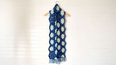 Crochet Hexi Scarf