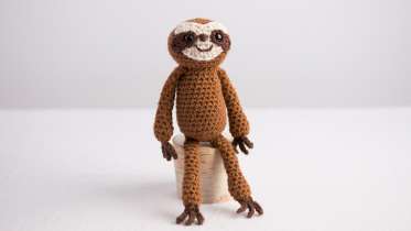 Crocheted Sloth