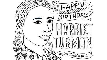 Harriet Tubman Coloring Page