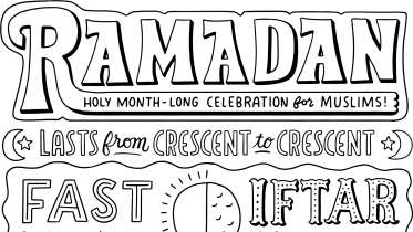 Ramadan Coloring and Fact Sheet