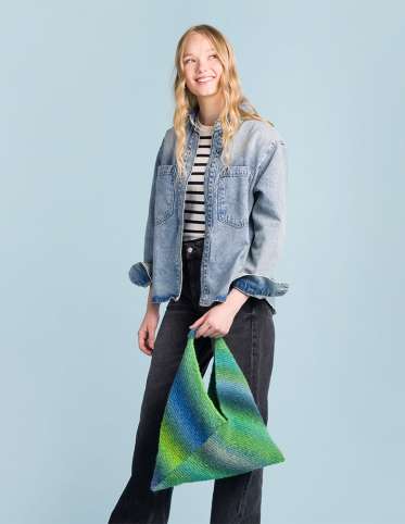 Easy Angles Knit Tote Bag