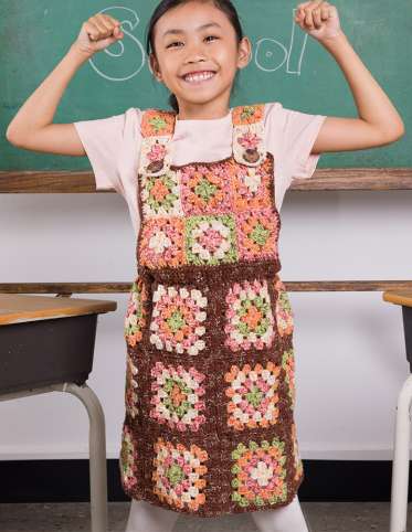 Crochet Granny Jumper Dress