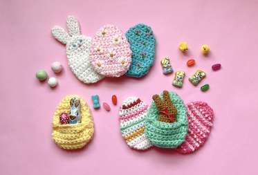 Reusable Crocheted Easter Eggs