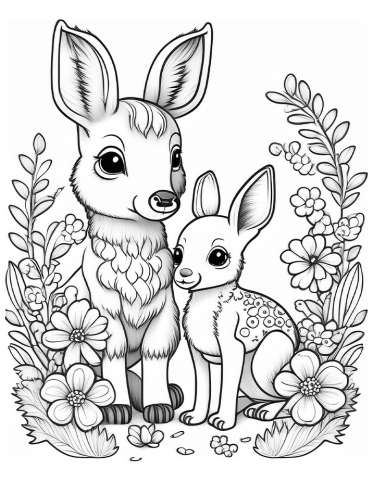 Spring deer