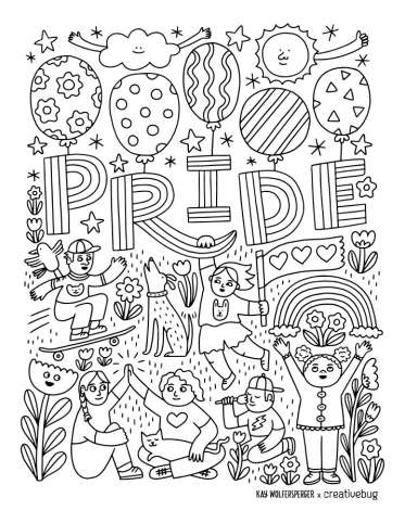 Pride Month Coloring Page