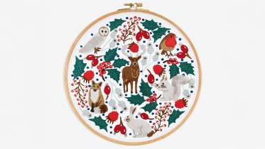 Winter Woodland Embroidery