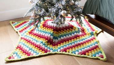 Crochet Star Tree Skirt