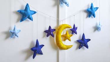 Ramadan Moon and Star Garland Sewing Pattern