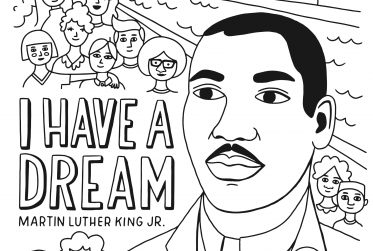 Martin Luther King Jr. Coloring Page