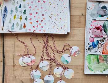 Paper-Punched Gift Tags: 12/8/16