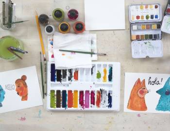 Inky Faces with Lisa Congdon