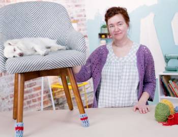 Crochet Socks for Your Chair