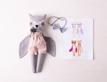 Sew a Luckyjuju Owl Doll