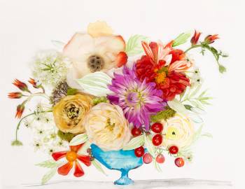 Art Meets Life: 31 Ways to Combine Watercolor and Flora