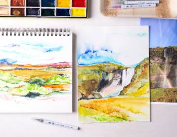 Landscape Watercolor Painting: Working from Photos