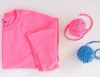 Make Upcycled T-Shirt Yarn