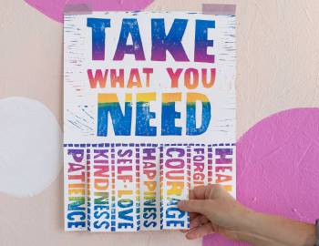 Use Your Voice: Carve and Print a Poster