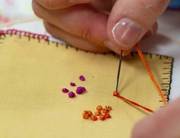 How To Embroider a French Knot