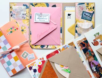 Creativebug x Paper Source Live: Pen Pal Packet Workshop