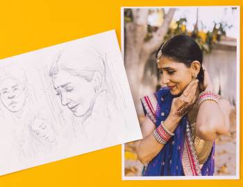 Drawing Portraits in Ballpoint Pen