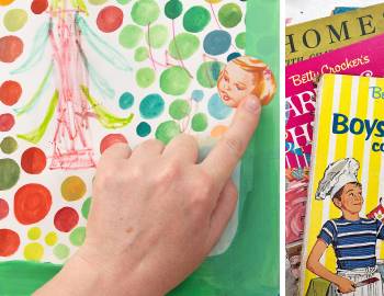 Crafting Together: Finding Inspiration in Vintage Cookbooks with Rebecca