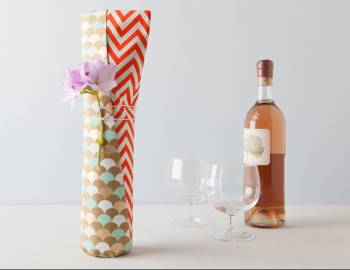 Double Layer Paper Wine Wrap