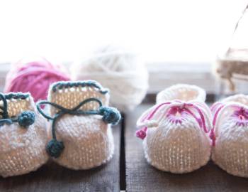 Beginner Knits: How to Knit Baby Booties